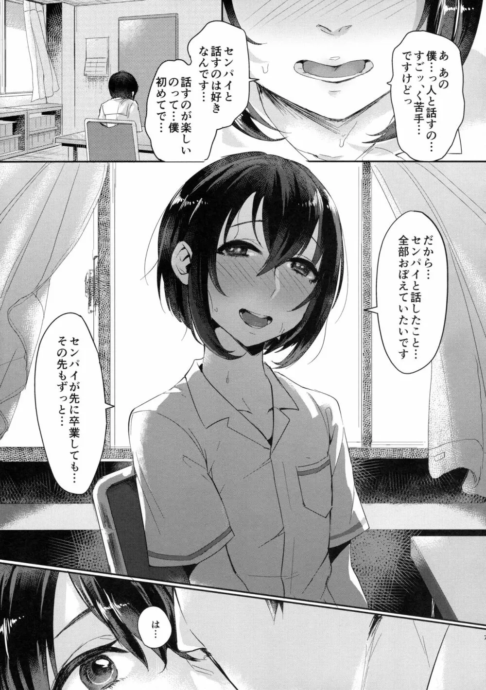 汗で濡れた小説 Page.6