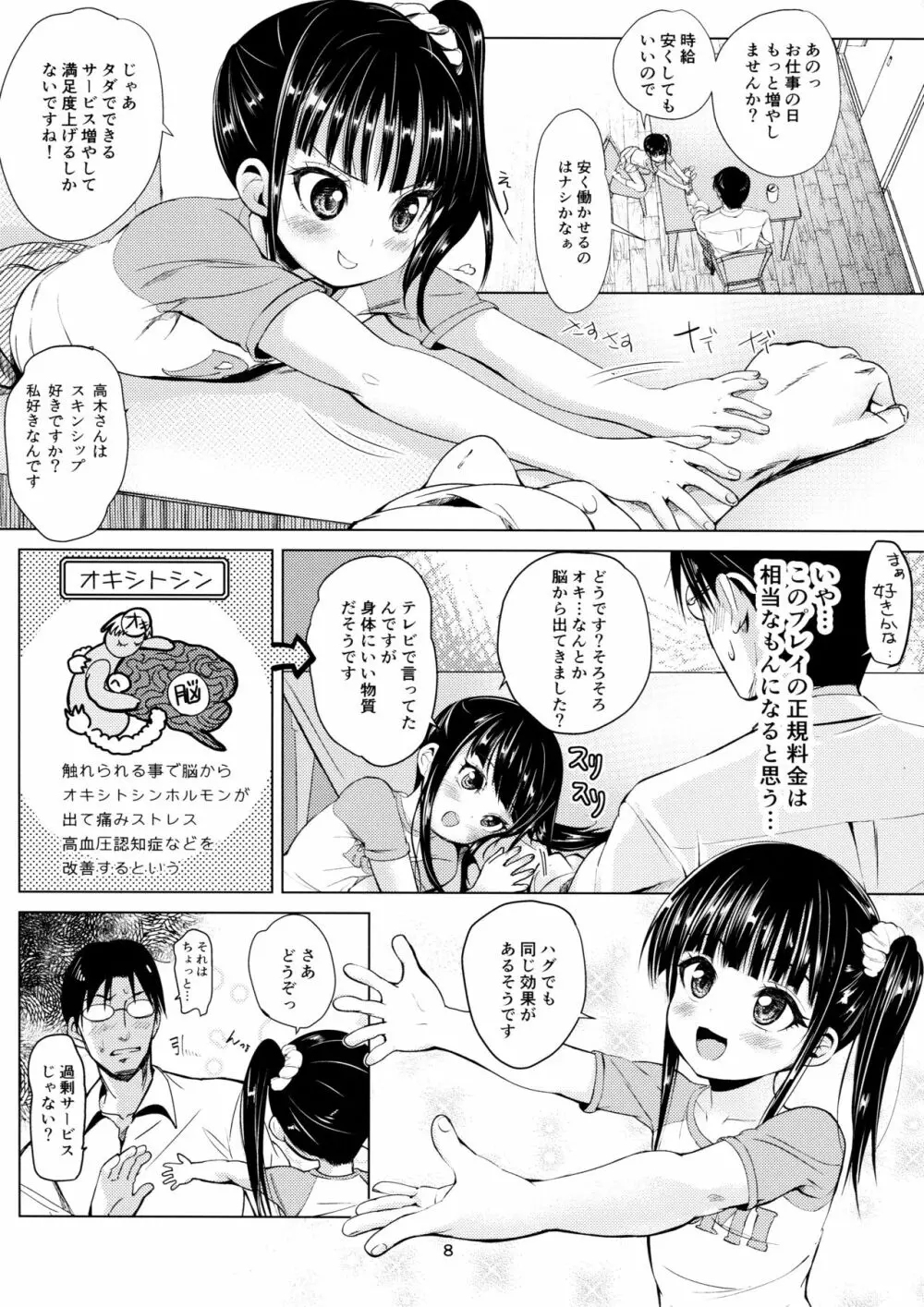 (C91) [備前式ロロップ (備前)] JS家事代行(合法)でえっち暮らし Page.8