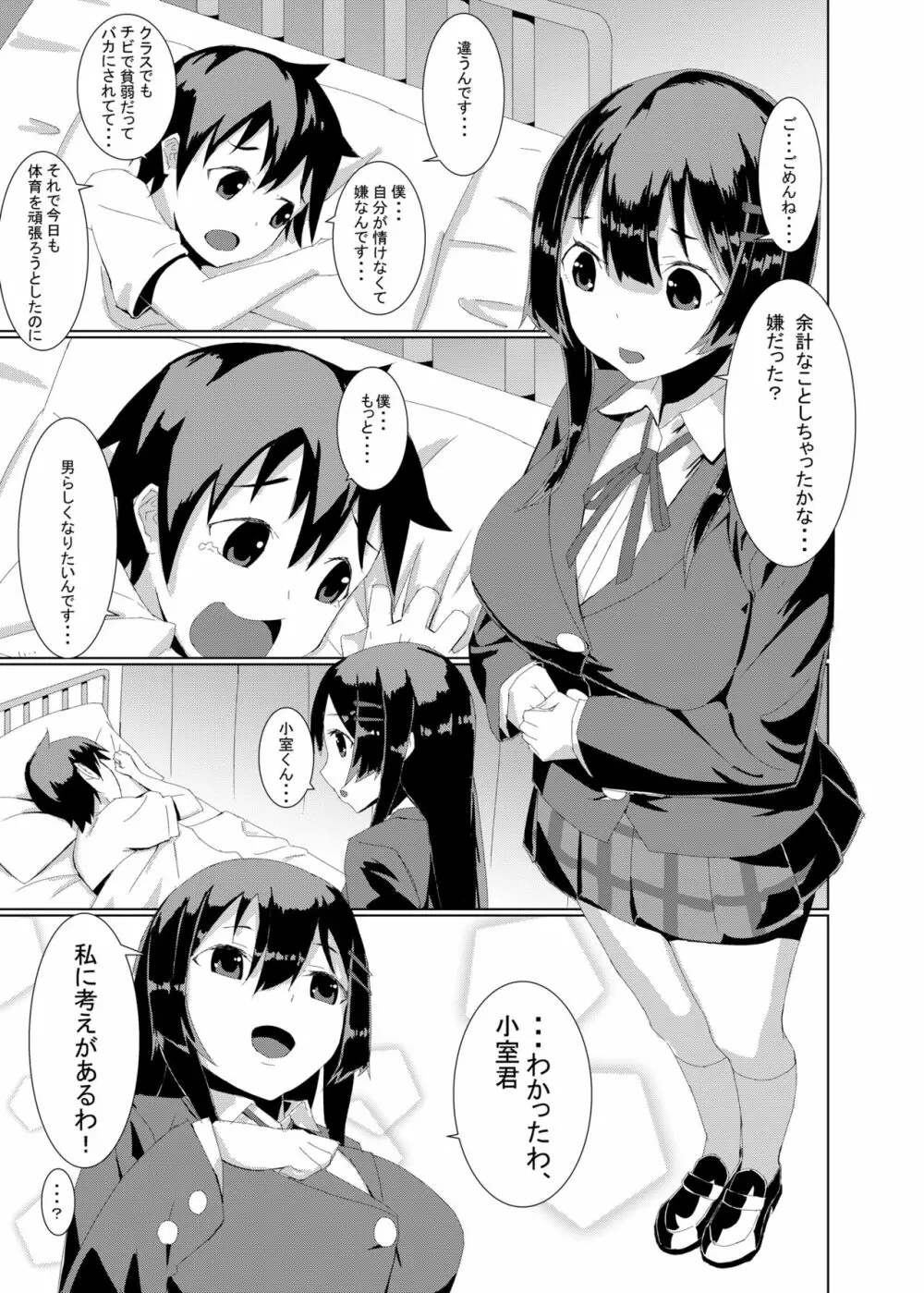 やさしい先輩のトロアナで交尾の練習シちゃいました。 Page.4