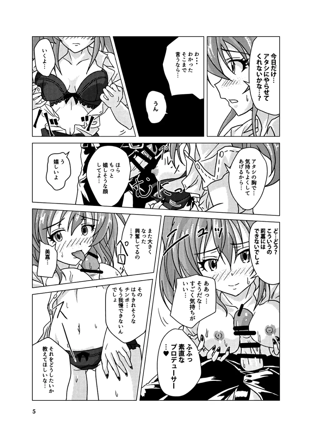 Honest Girl 城ヶ崎 美嘉とプロデューサー Page.4