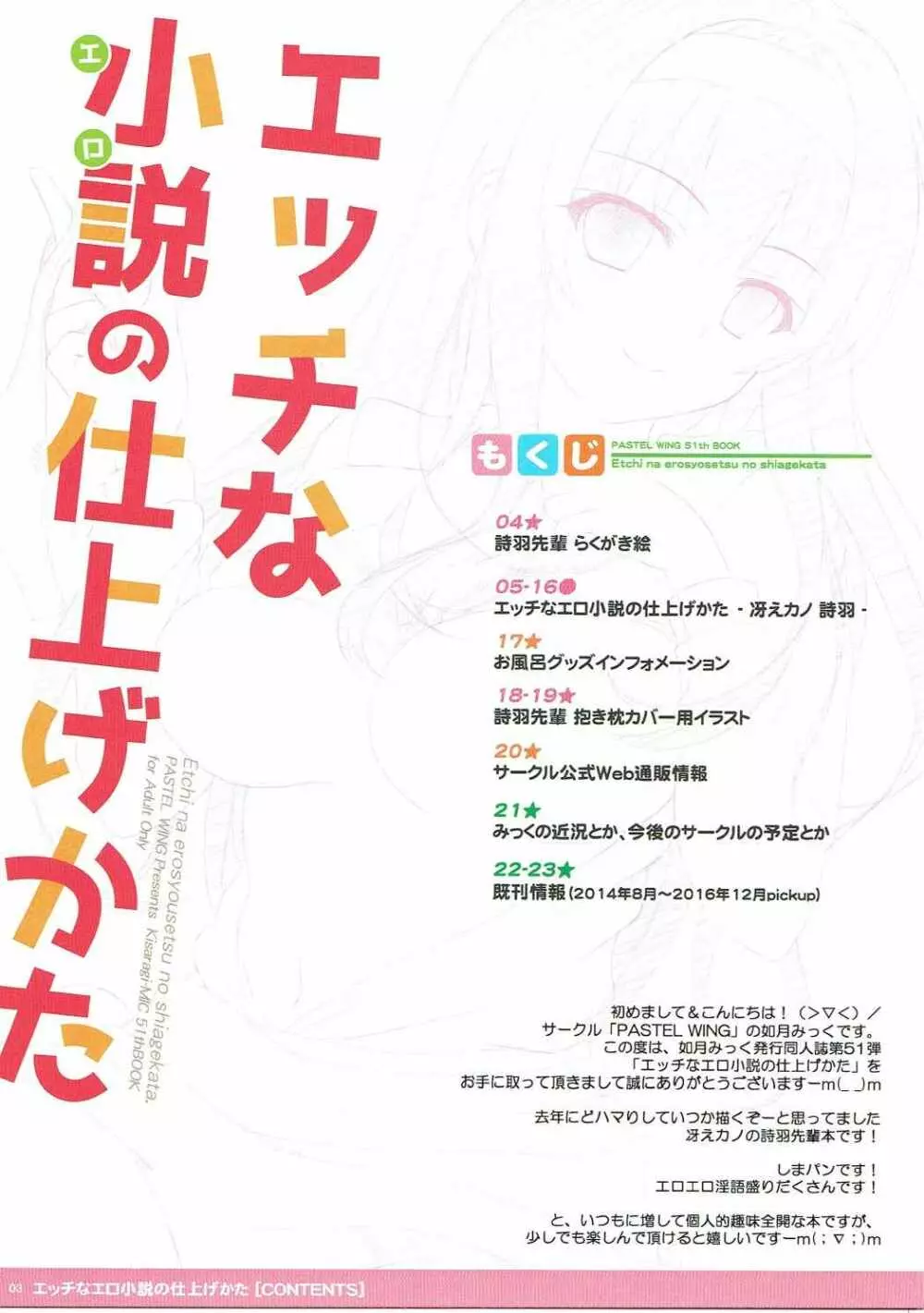 エッチなエロ小説の仕上げかた Page.3