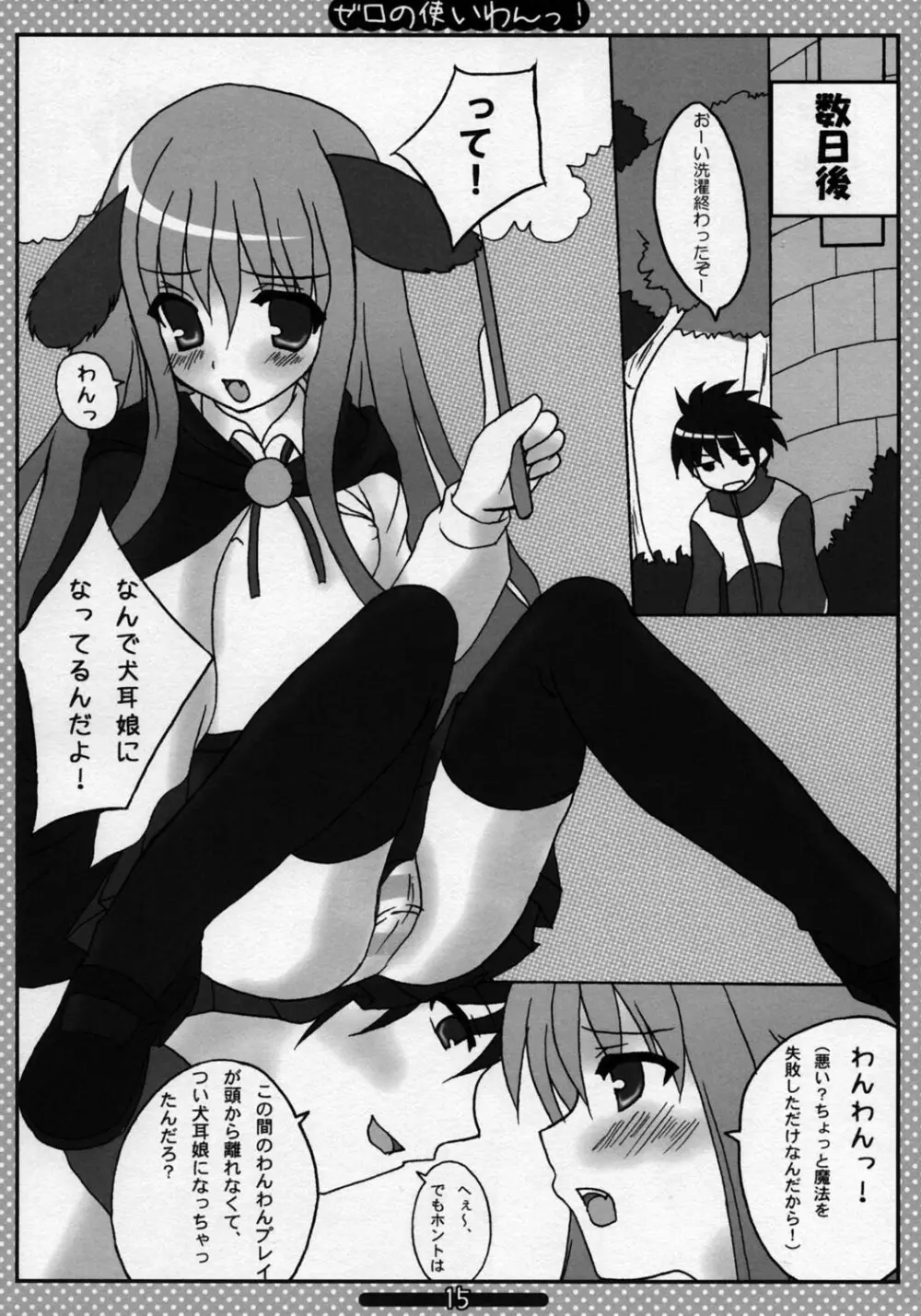 ゼロの使いわんっ Page.14