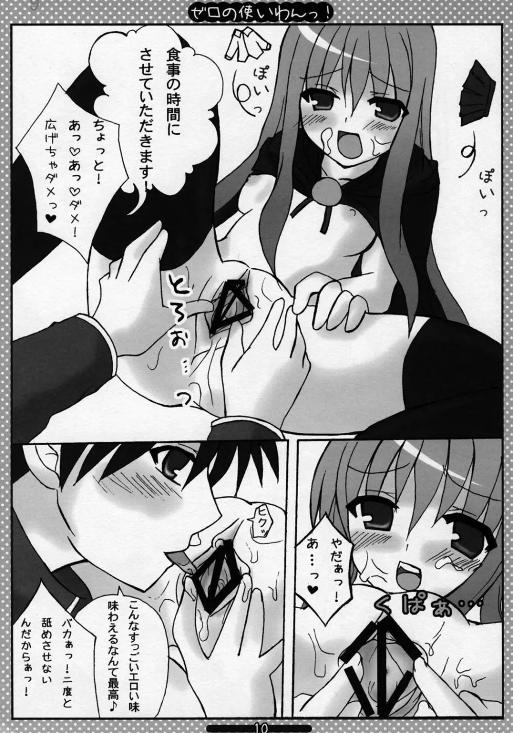 ゼロの使いわんっ Page.9