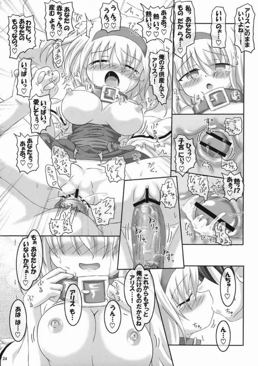アリスいじり合同誌 七色操り人形 Page.22