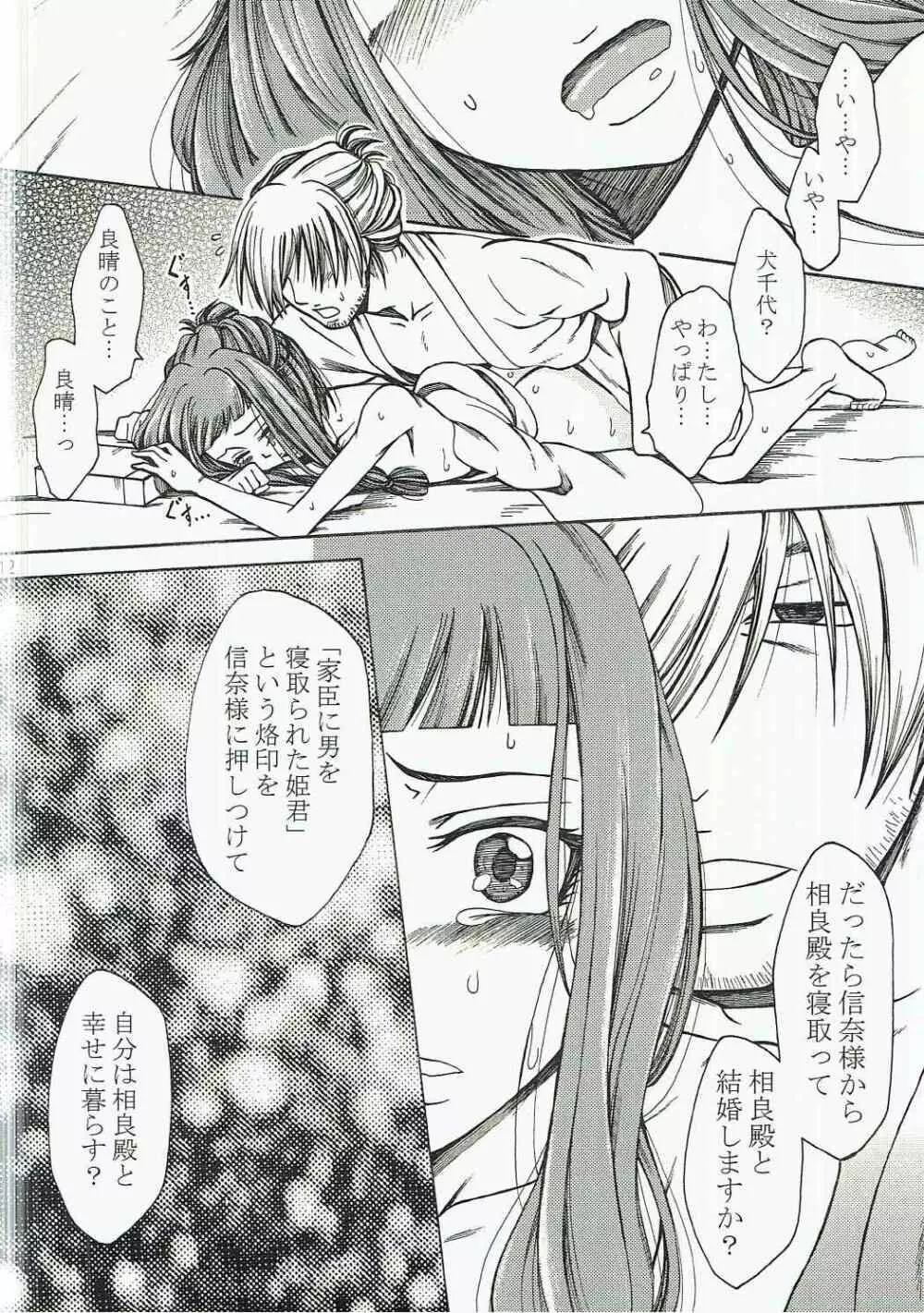 犬千代ちゃんが良晴じゃない男と結婚する本。 Page.11