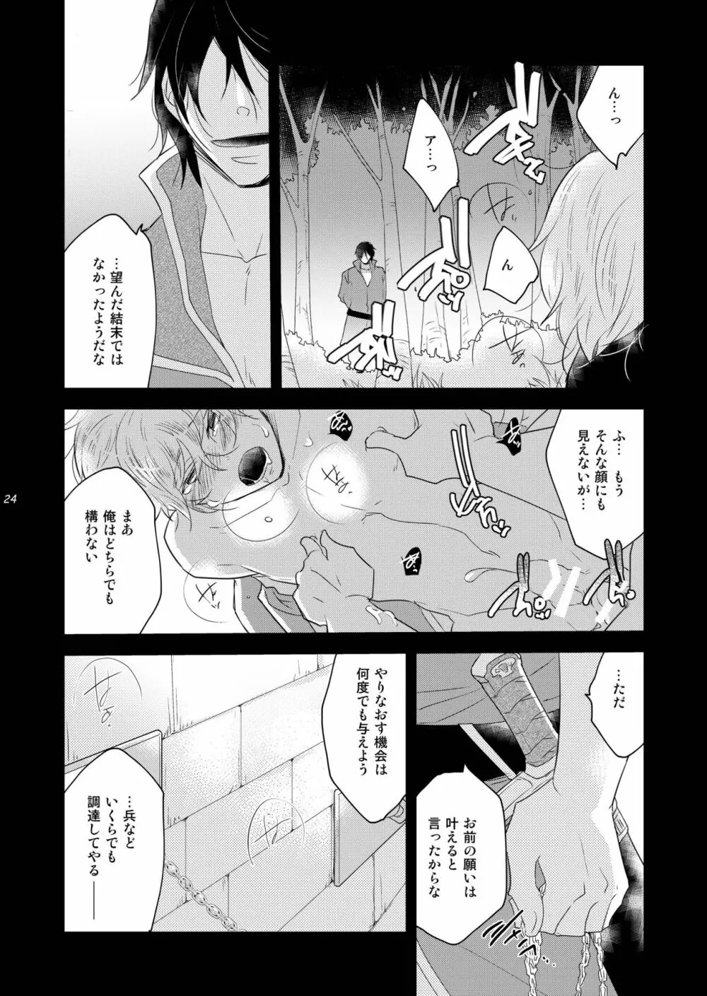 虜囚ノ王子1.5話 お仕置き編2WAY/BLACK Page.24