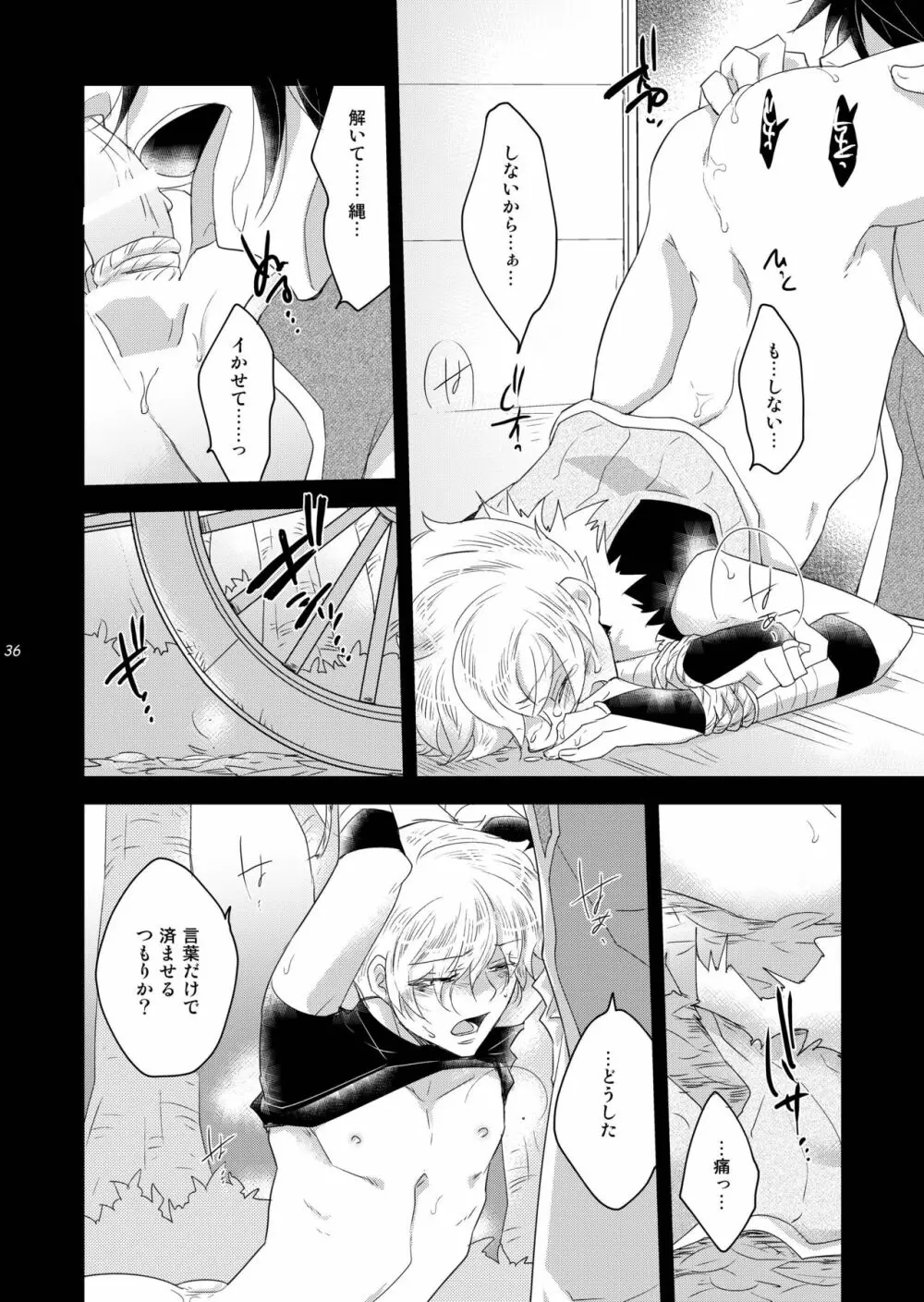 虜囚ノ王子1.5話 お仕置き編2WAY/BLACK Page.36