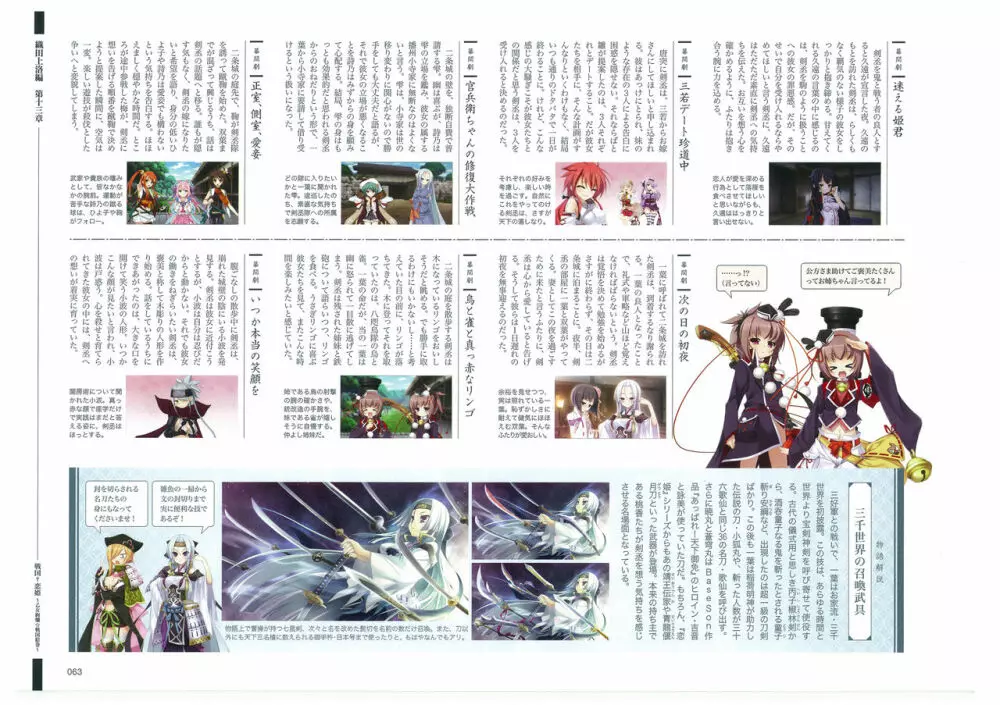 戦国†恋姫 ～乙女絢爛☆戦国絵巻～ ビジュアルファンブック-1 Page.64