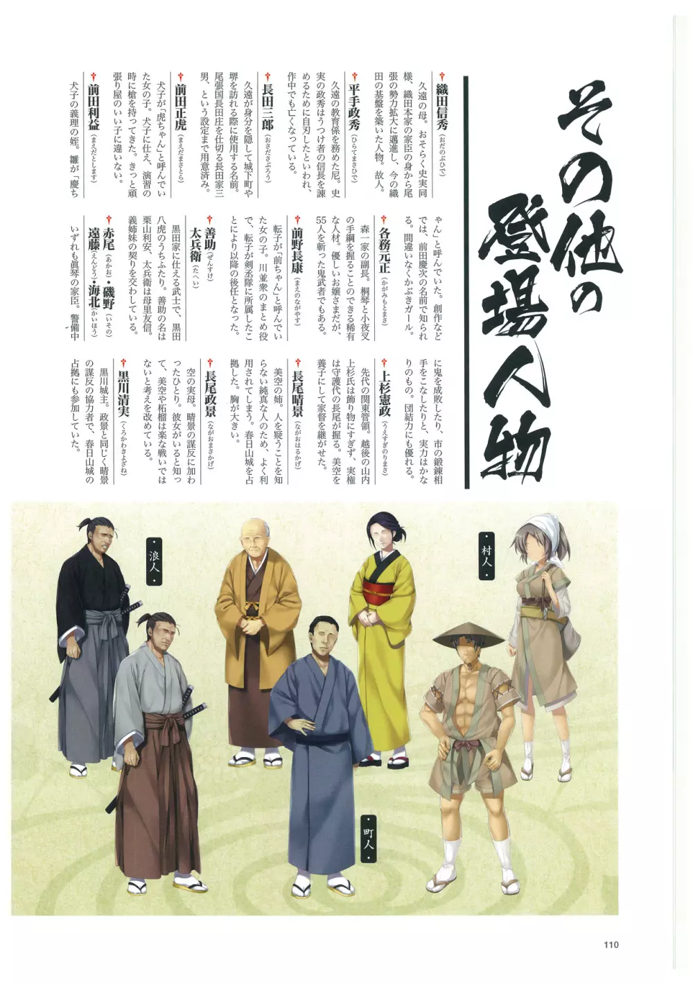 戦国†恋姫 ～乙女絢爛☆戦国絵巻～ ビジュアルファンブック-2 Page.113