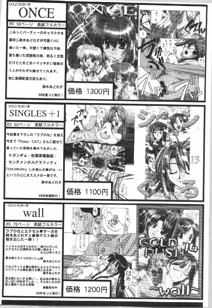 (C57) [Gold Rush (鈴木あどれす)] ~Wall~ (エクセルサーガ、ラブひな) [ページ欠落] Page.70