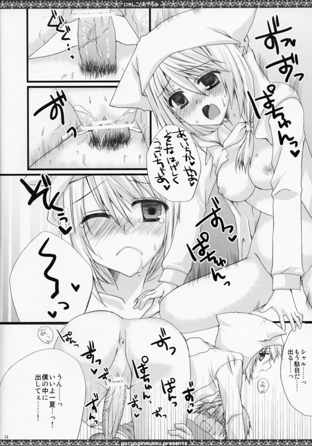 にゃんことおやすみ Page.13