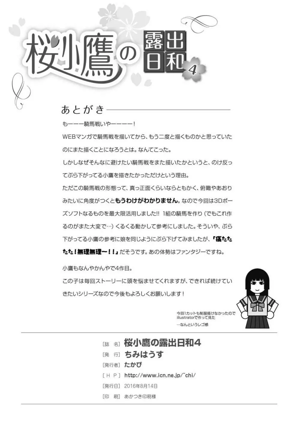 桜小鷹の露出日和4 Page.28