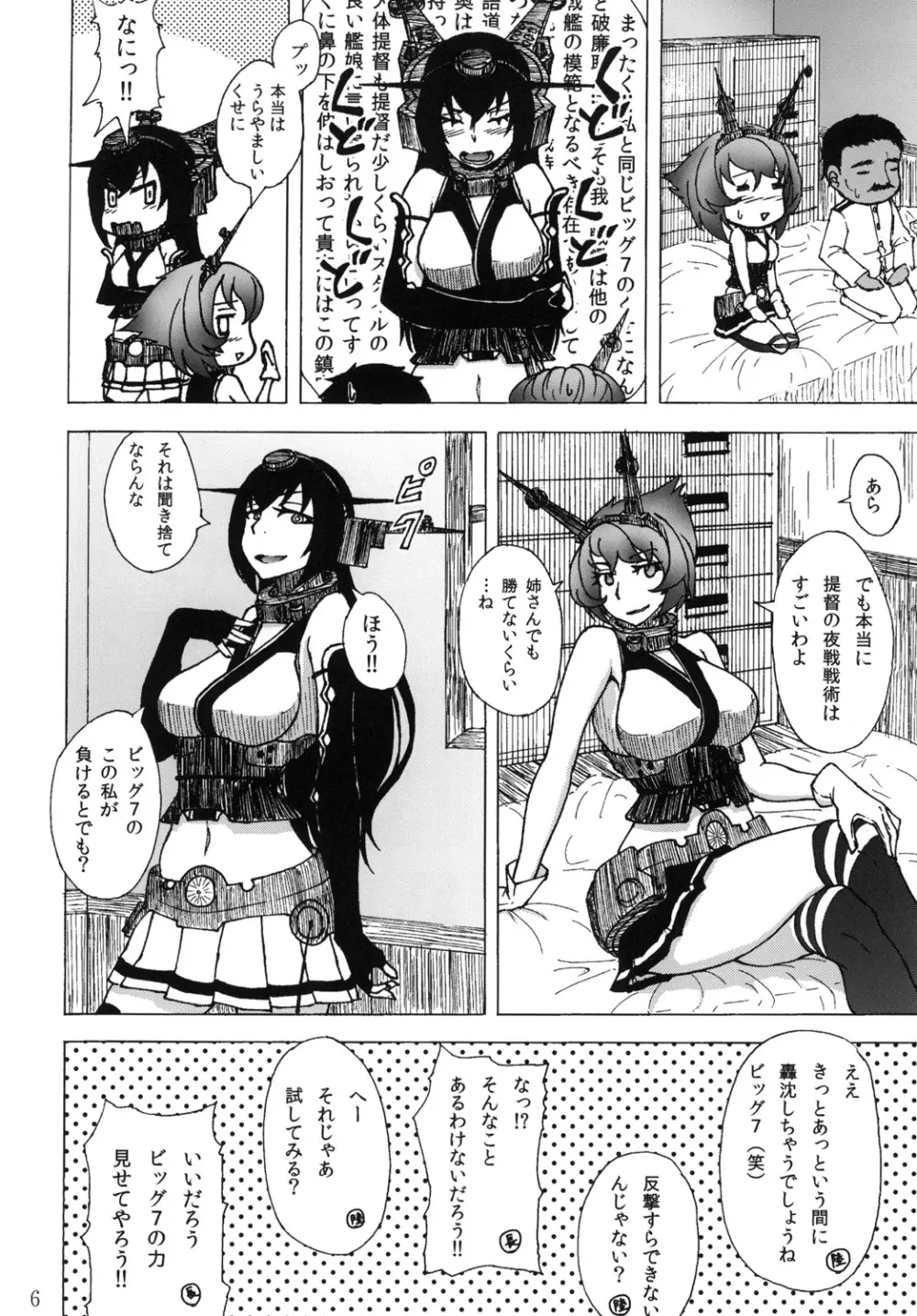 陸奥と長門と提督と Page.6