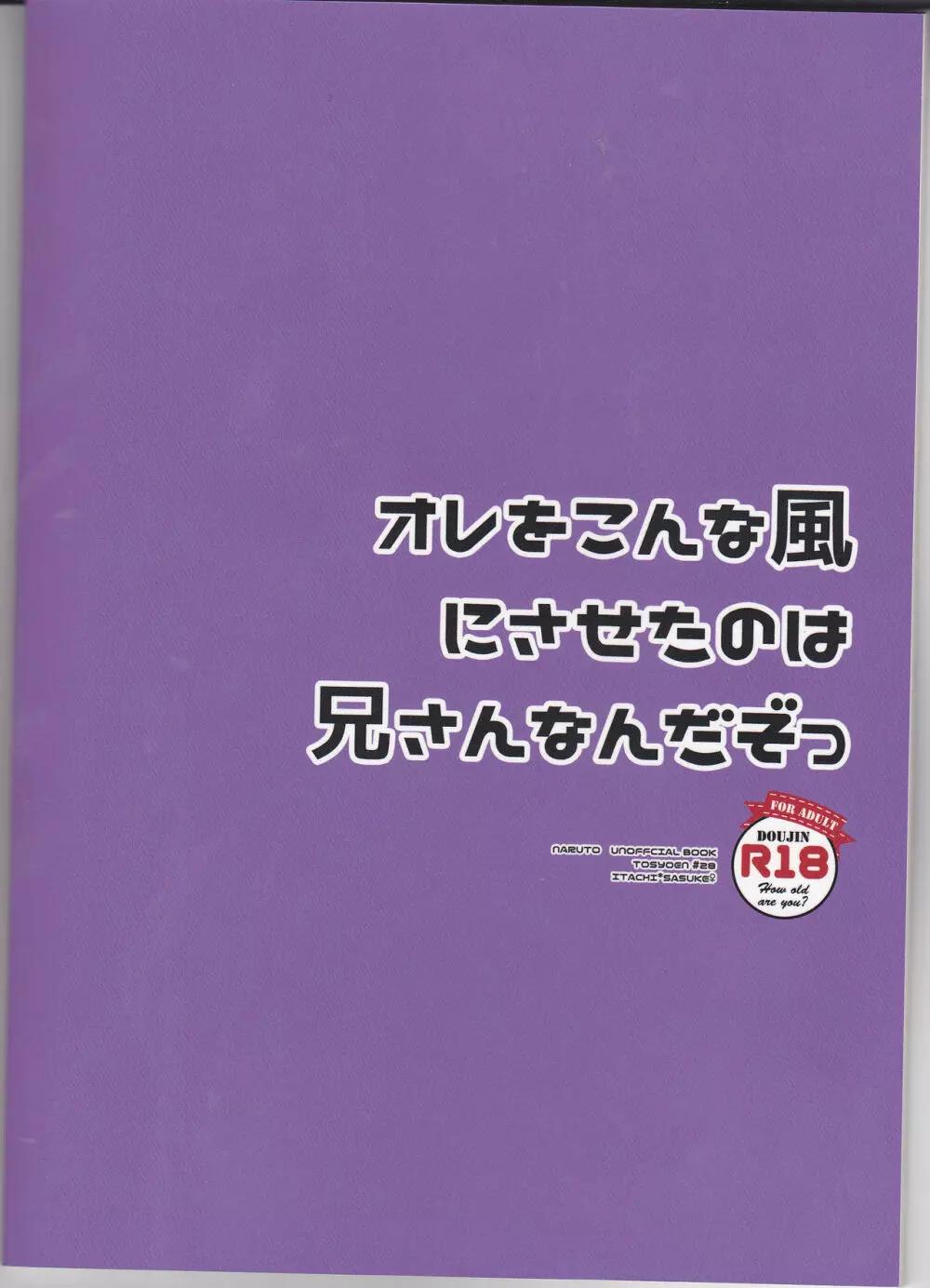 オレをこんな風にさせたのは兄さんなんだぞっ Page.23