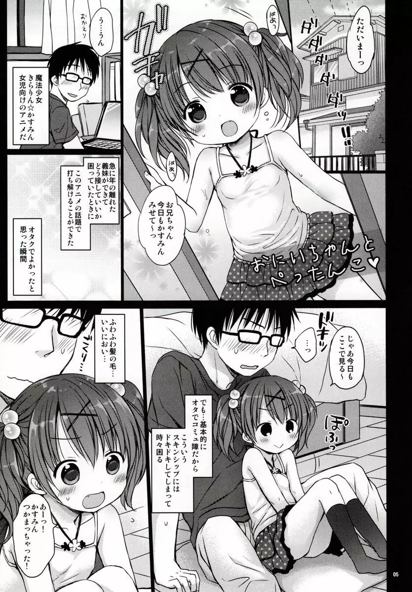 お兄ちゃんと ぺったんこ♥ Page.4