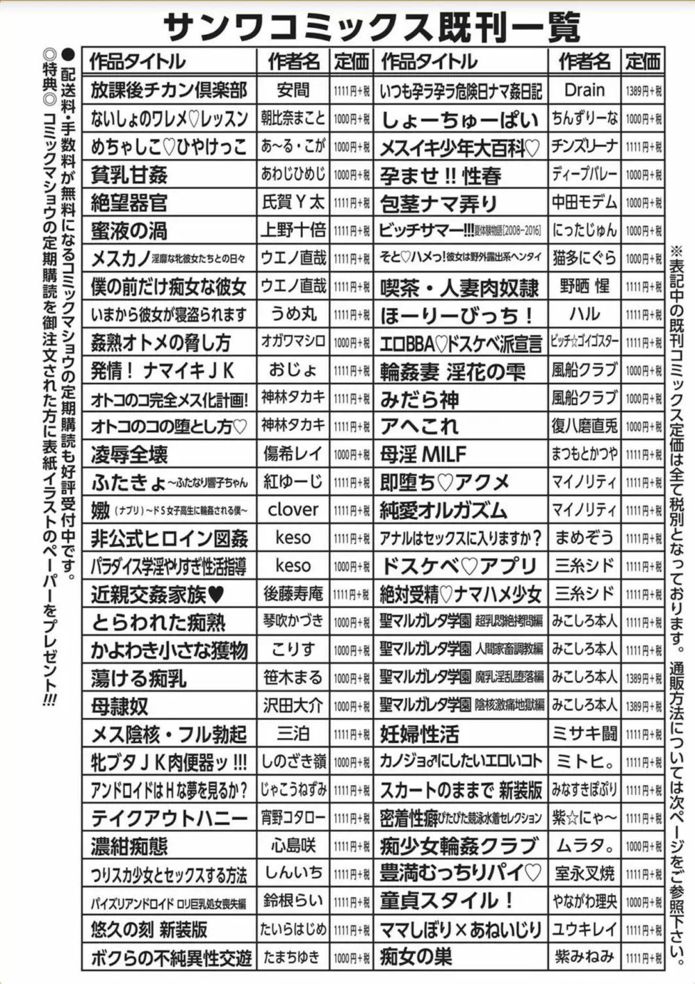 コミック・マショウ 2017年11月号 Page.284