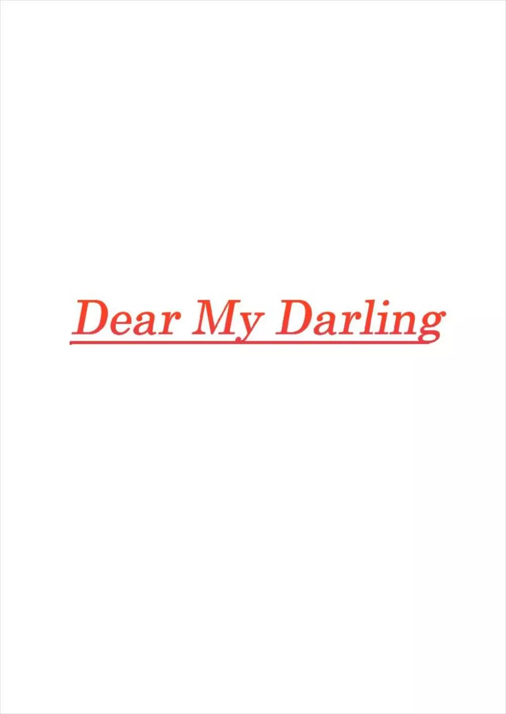 Dear My Darling Page.2