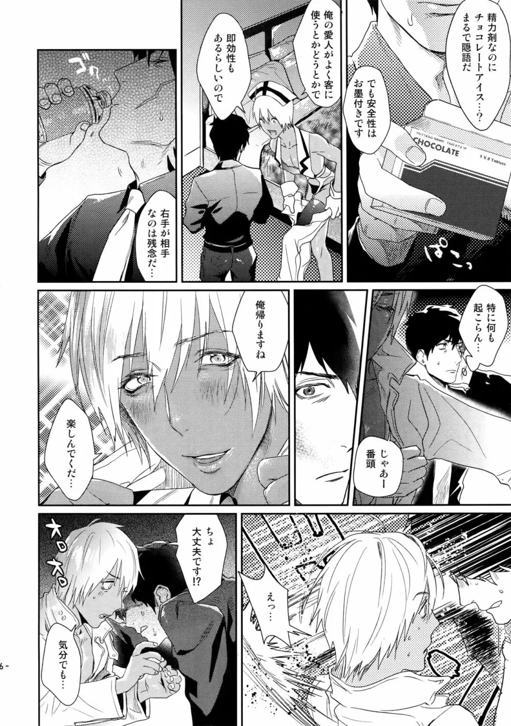 チョコレートアイスに骨の髄までとろけたい Page.7