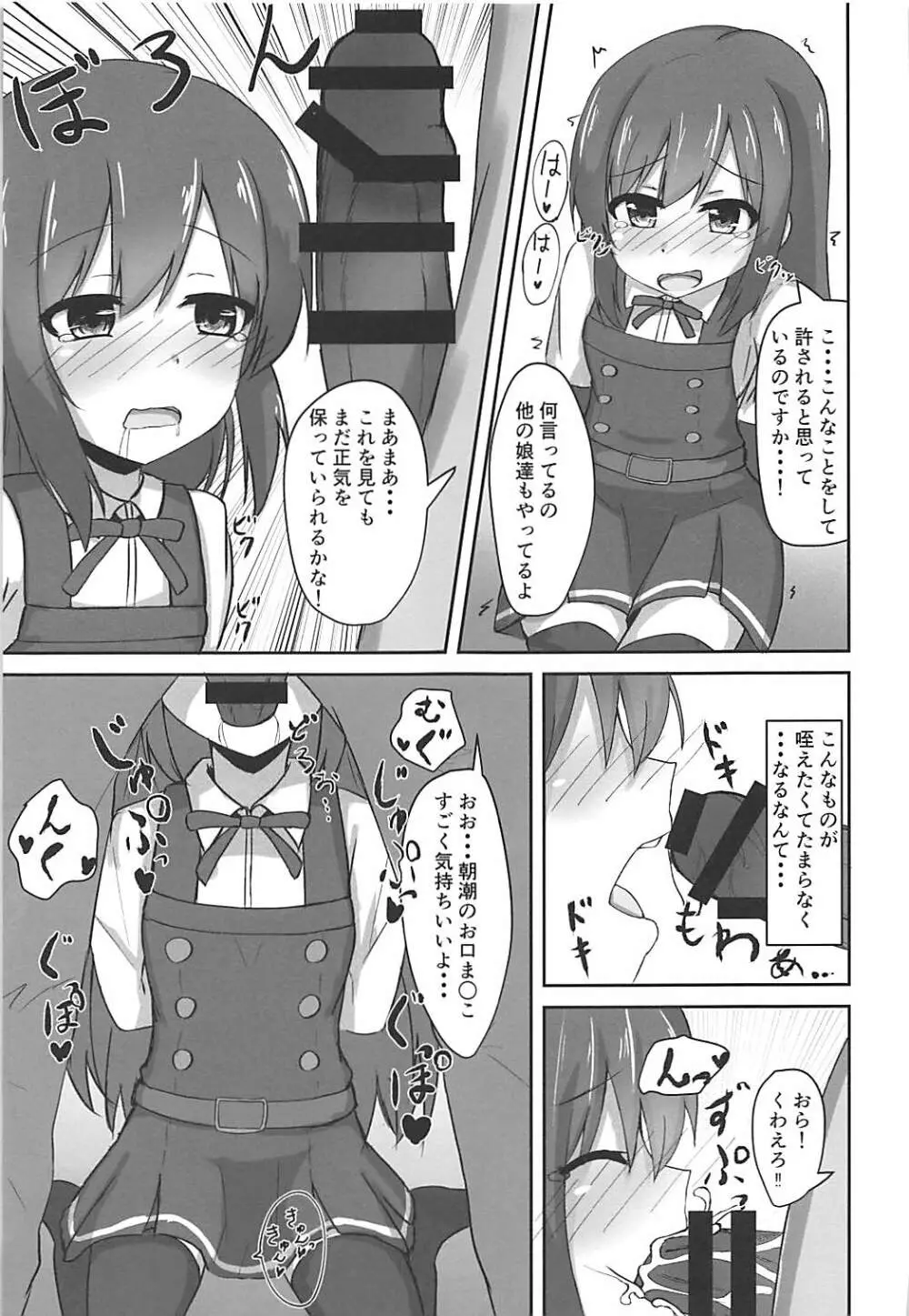 朝潮ちゃんの堕とし方 Page.9