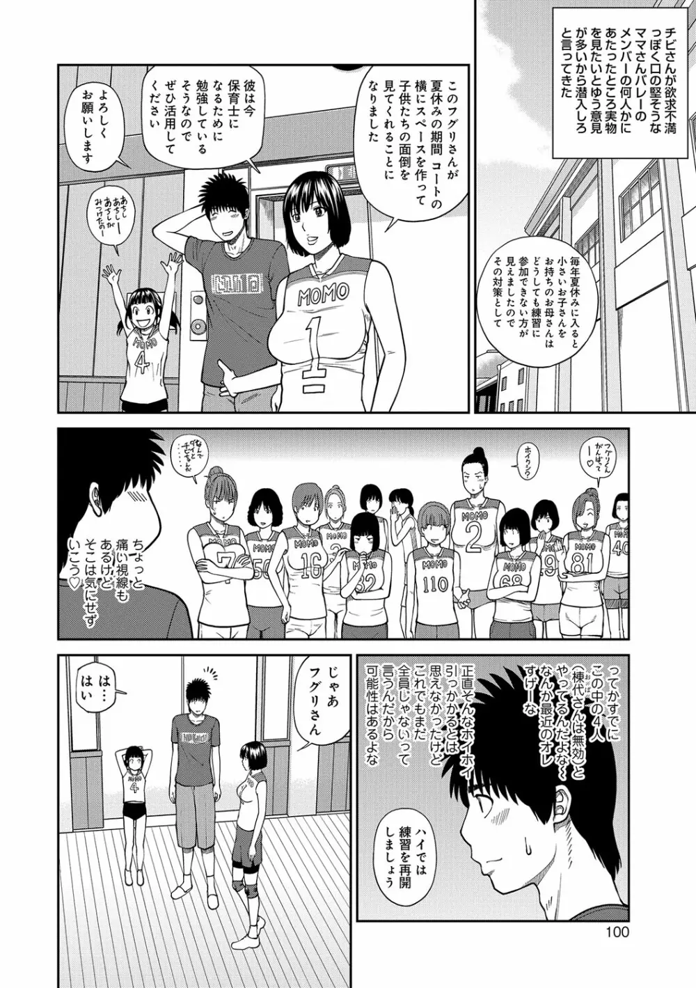 桃尻団地ママさんバレー同好会 Page.100