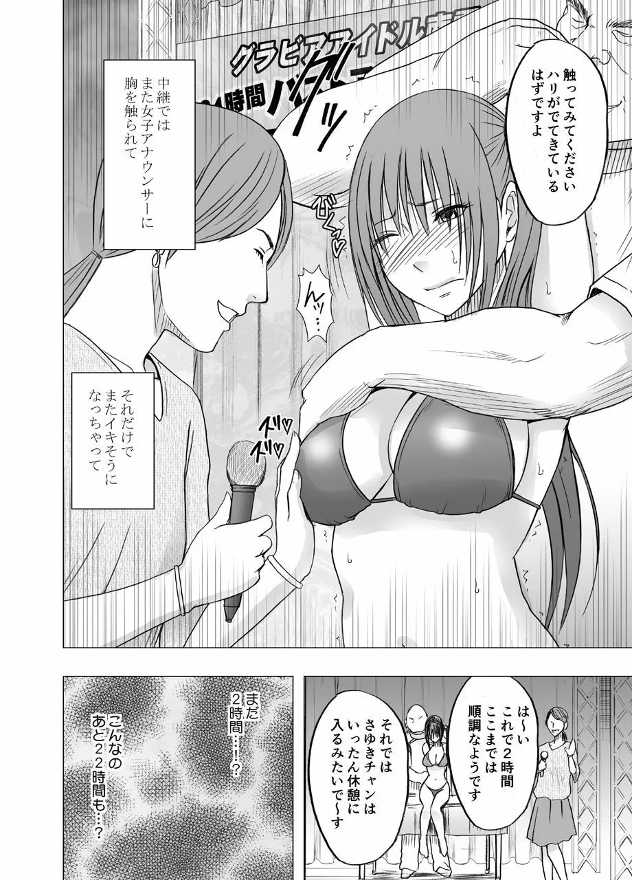 24時間耐久エロマッサージ～生配信のネットテレビでハメられた巨乳アイドル～ Page.18