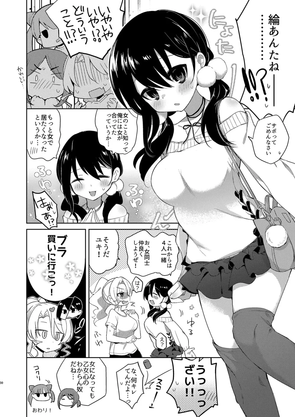 バイト帰りのTSっ娘が痴漢に狙われちゃう本 Page.30