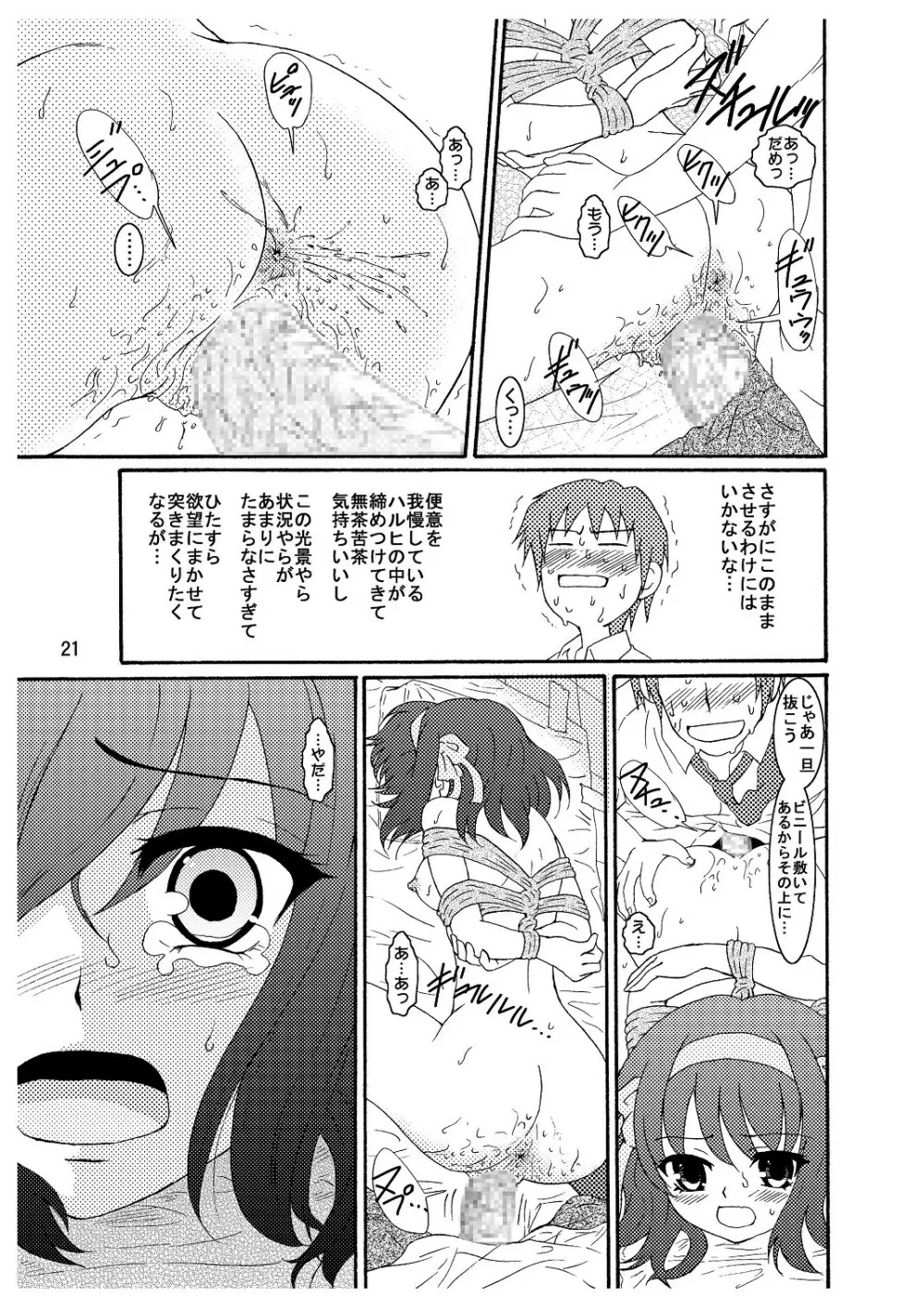 涼宮ハルヒさんの危険な愛体験3 Page.22