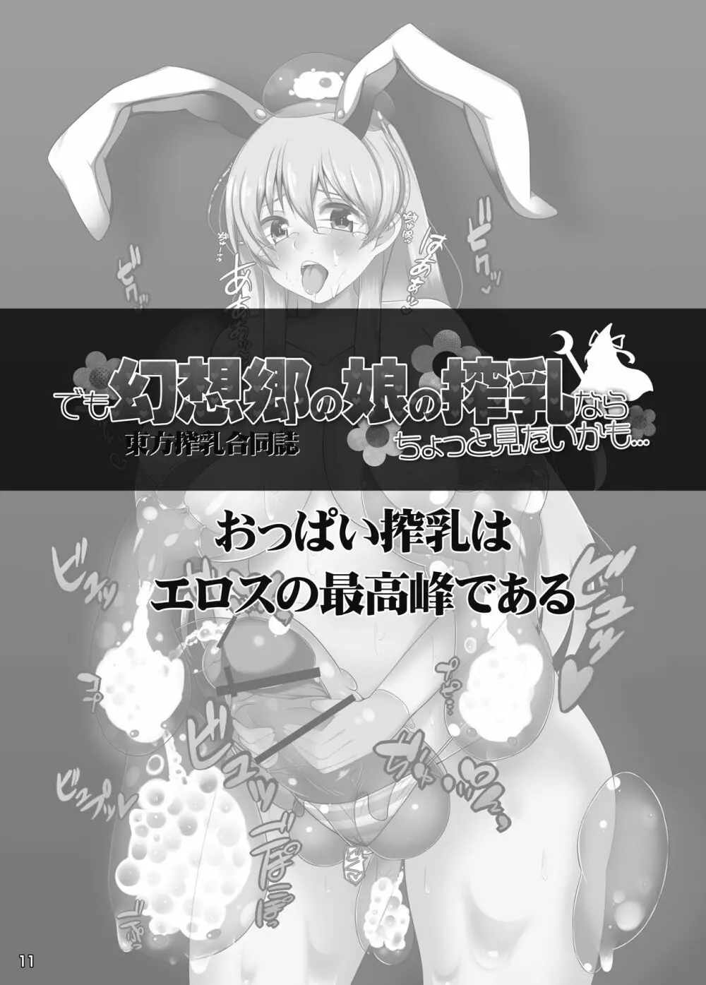 東方搾乳合同誌 でも幻想郷の娘の搾乳ならちょっと見たいかも... Page.10