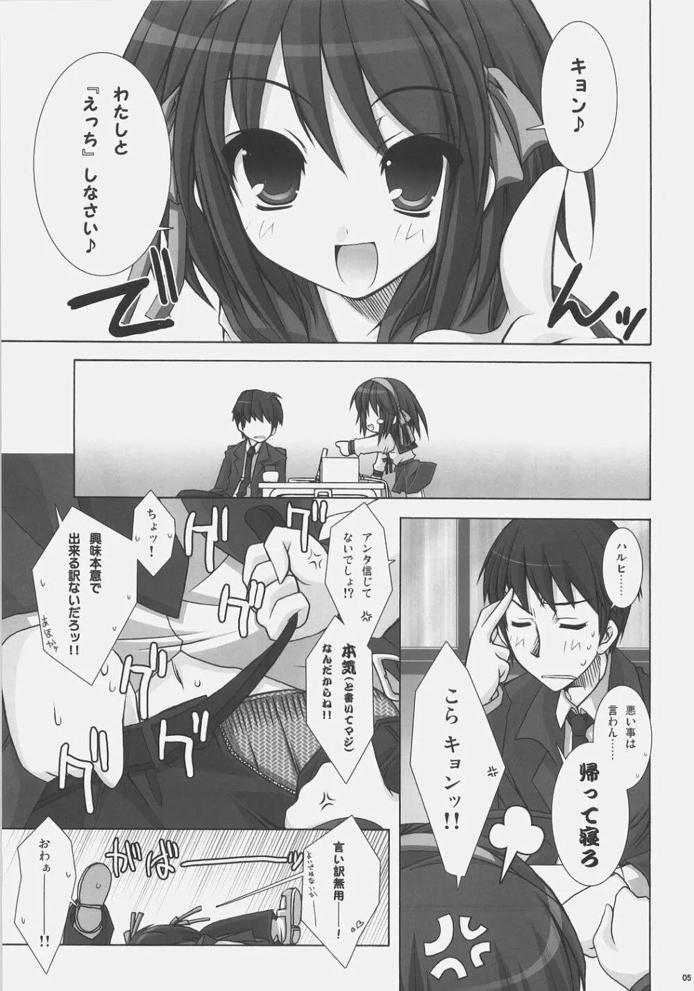 涼宮ハルヒの挑戦 Page.4