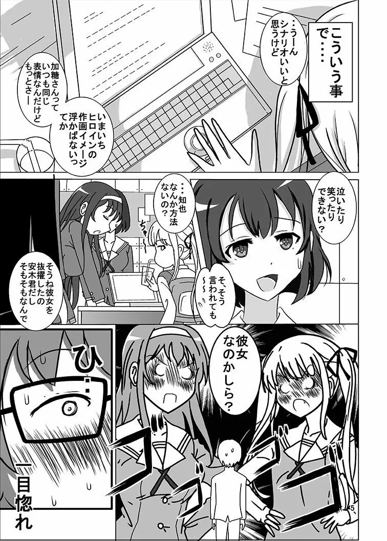 ヌケない彼女のシコり方露出ww Page.3