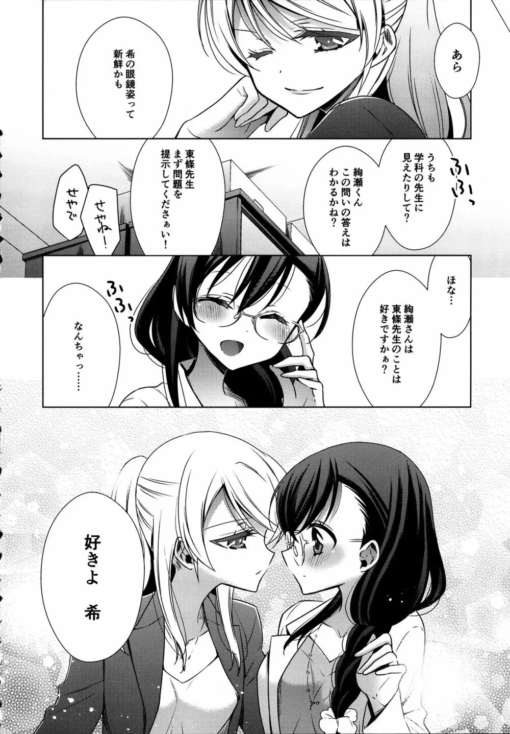 保健室の東條先生と絢瀬先生 Page.7