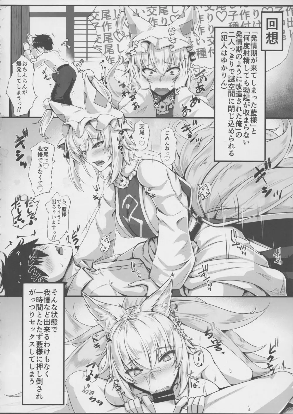 発情期の藍様とEX ゆかりんもいっしょ Page.3