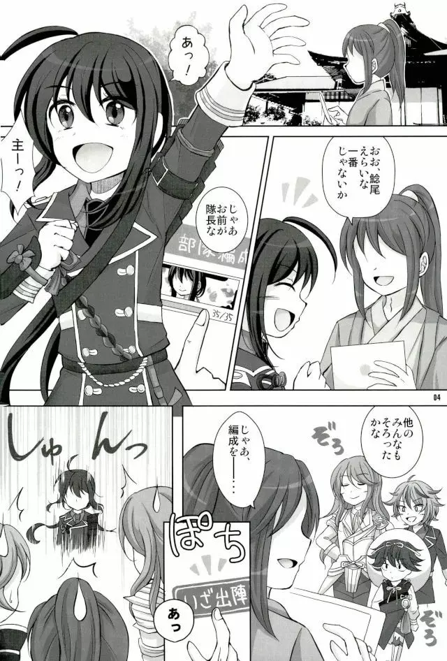 鯰尾藤四郎折大隊 Page.2