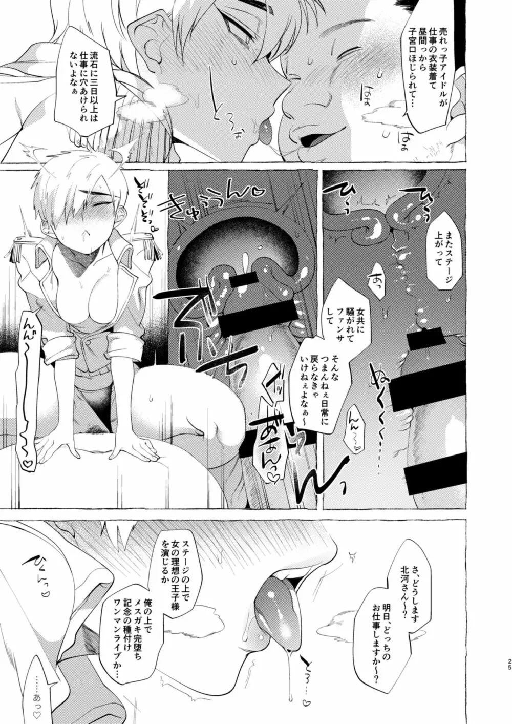 メス堕ちアイドルくん Page.24