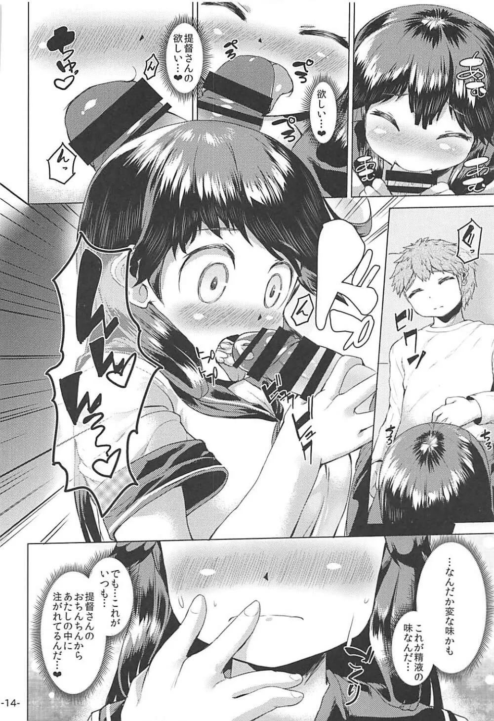 秘書艦潮は独りで寝れず。 Page.13