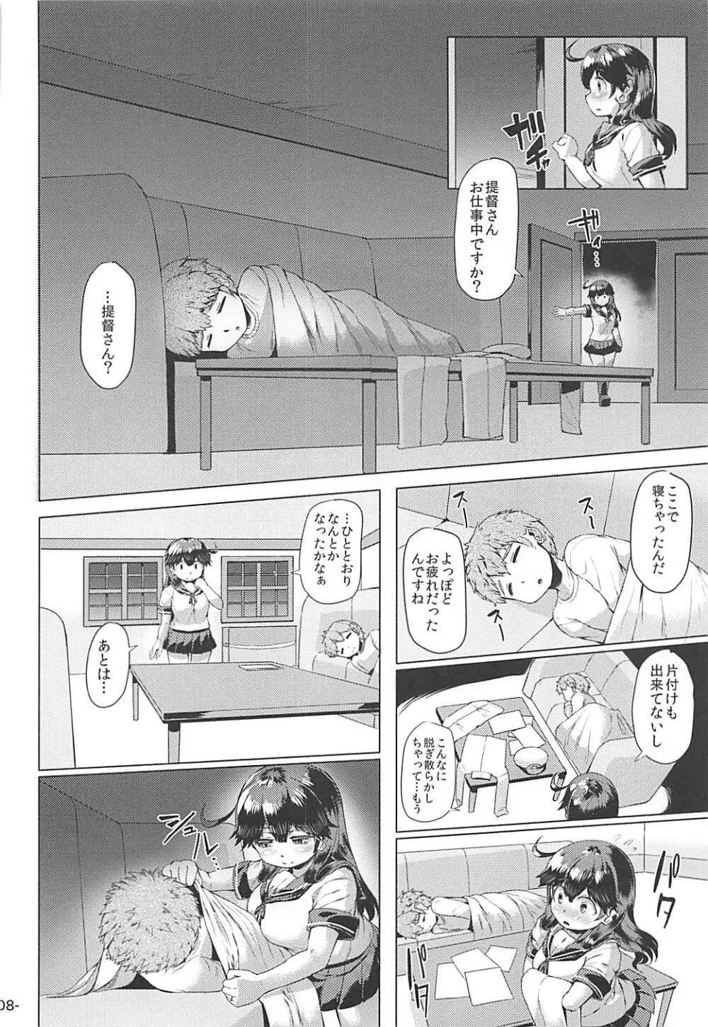 秘書艦潮は独りで寝れず。 Page.7