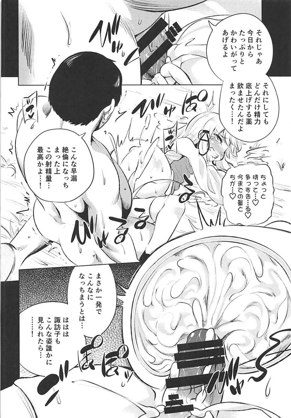 洩矢諏訪子の膨腹交尾 Page.20