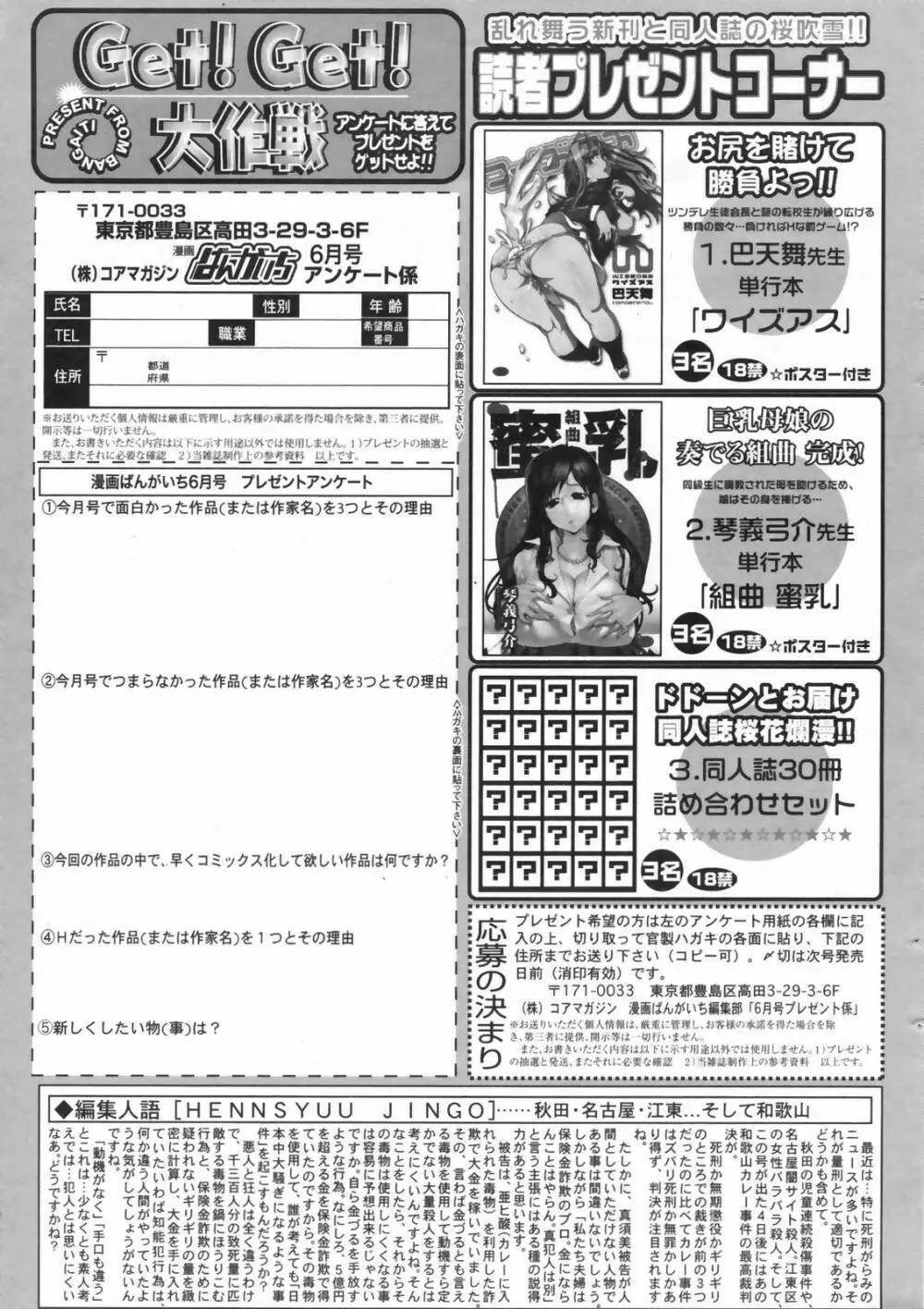 漫画ばんがいち 2009年6月号 Page.263