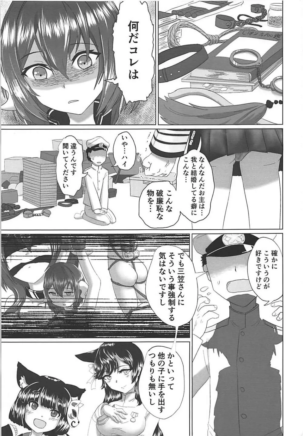 三笠さんとちょっとだけ拘束プレイとかする本 Page.2