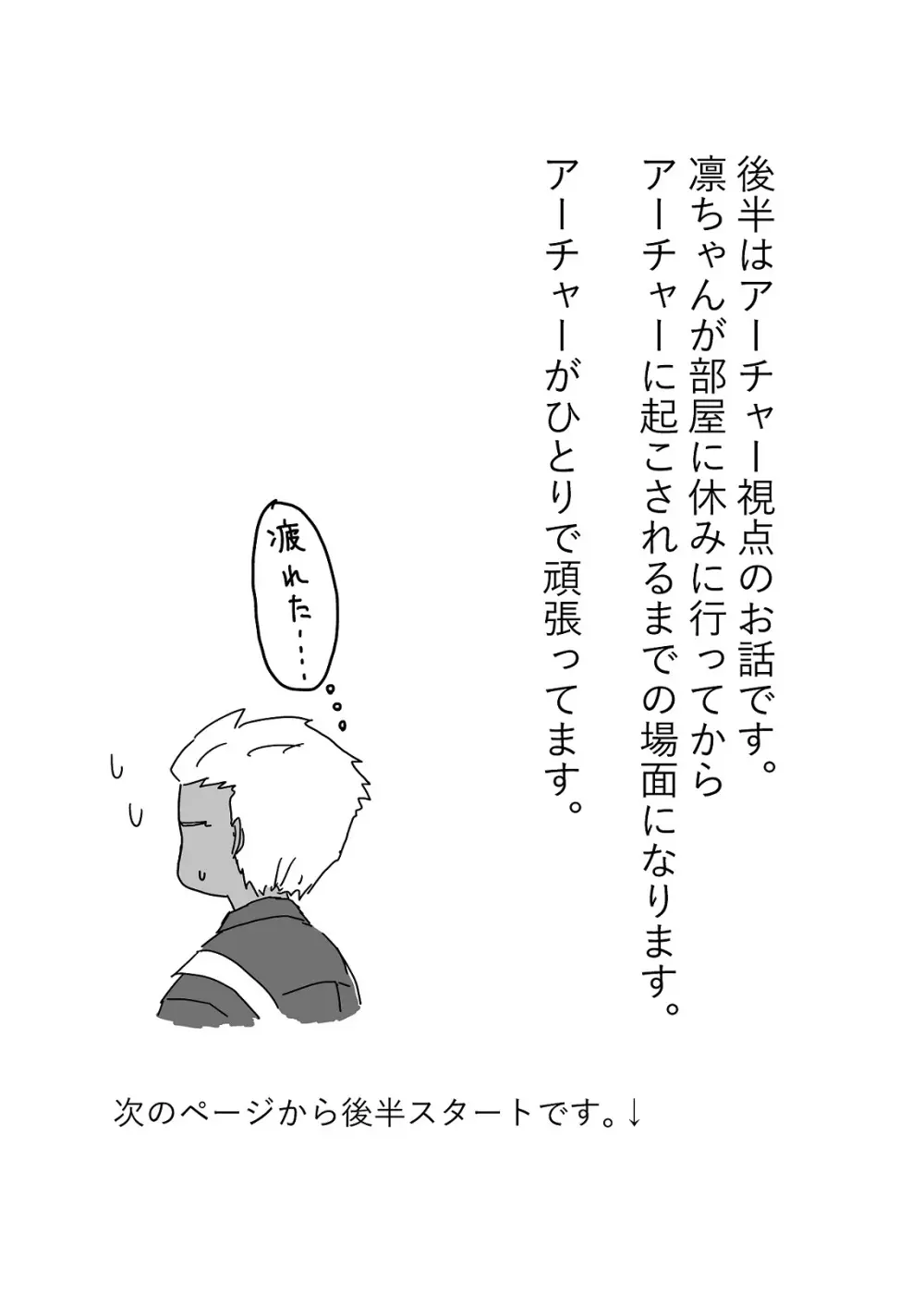 アーチャー見てるとムラムラしてくる凛ちゃんのお話 Page.14