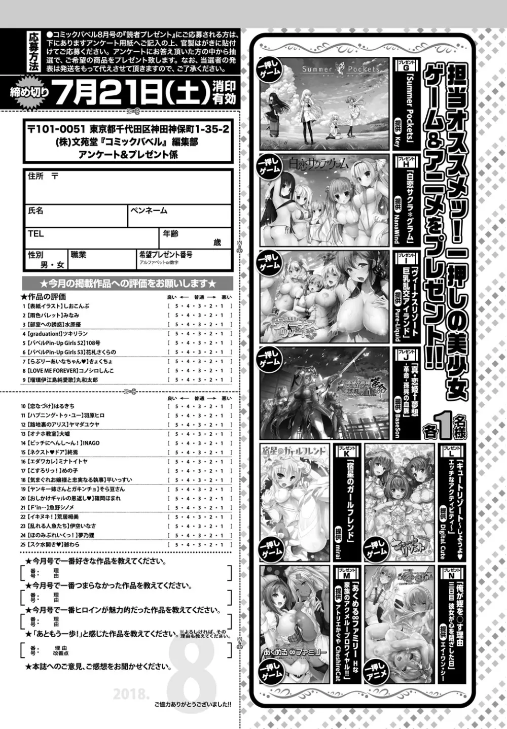 COMIC BAVEL 2018年8月号 Page.413