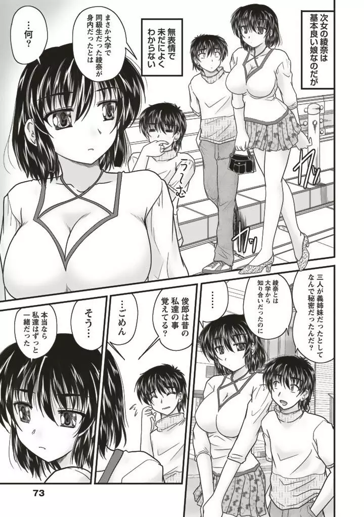 三姉妹ぷらす Page.73