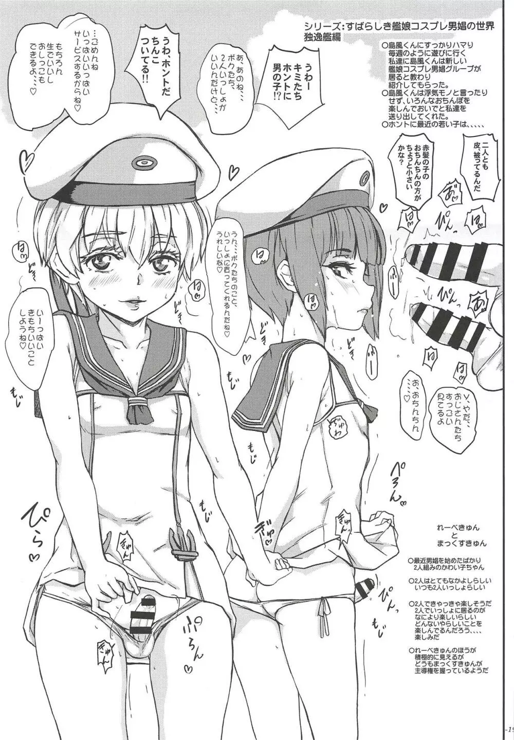 ちんこれ 艦娘他コスプレ男娼型録 Page.20