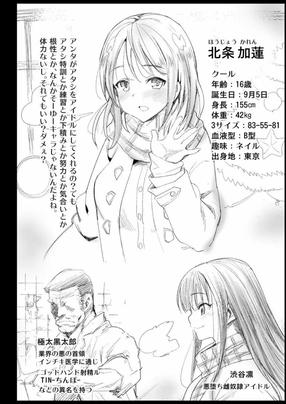 北条加蓮、堕ちる ~おっさんがアイドルと援交セックス~ Page.3