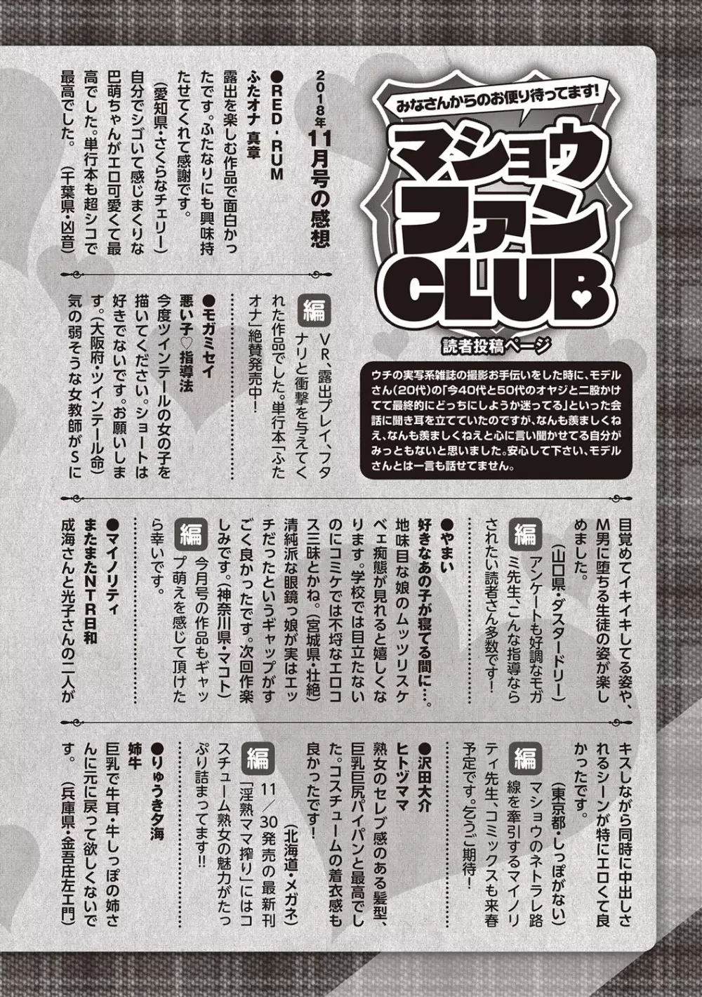 コミック・マショウ 2019年1月号 Page.253