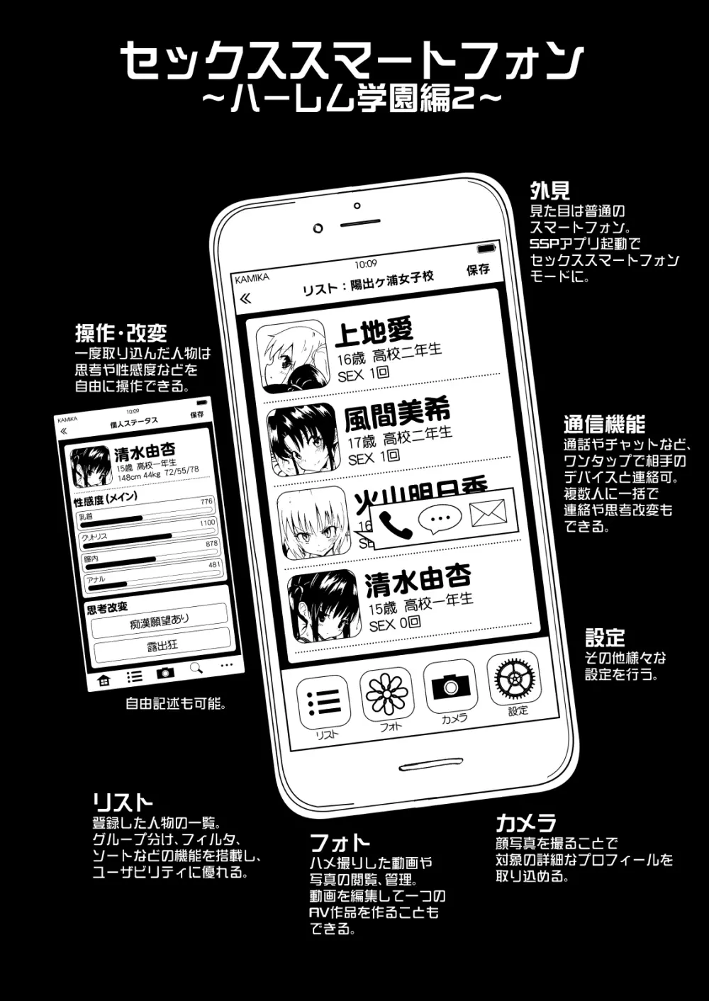 セックススマートフォン~ハーレム学園編2~ Page.4