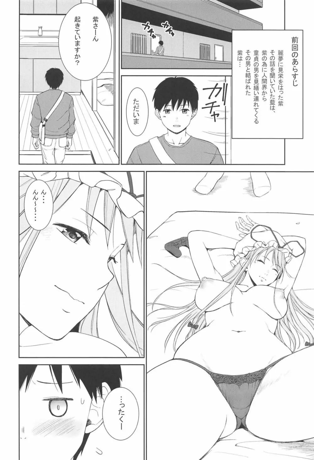 紫さんの自堕落な生活 Page.2