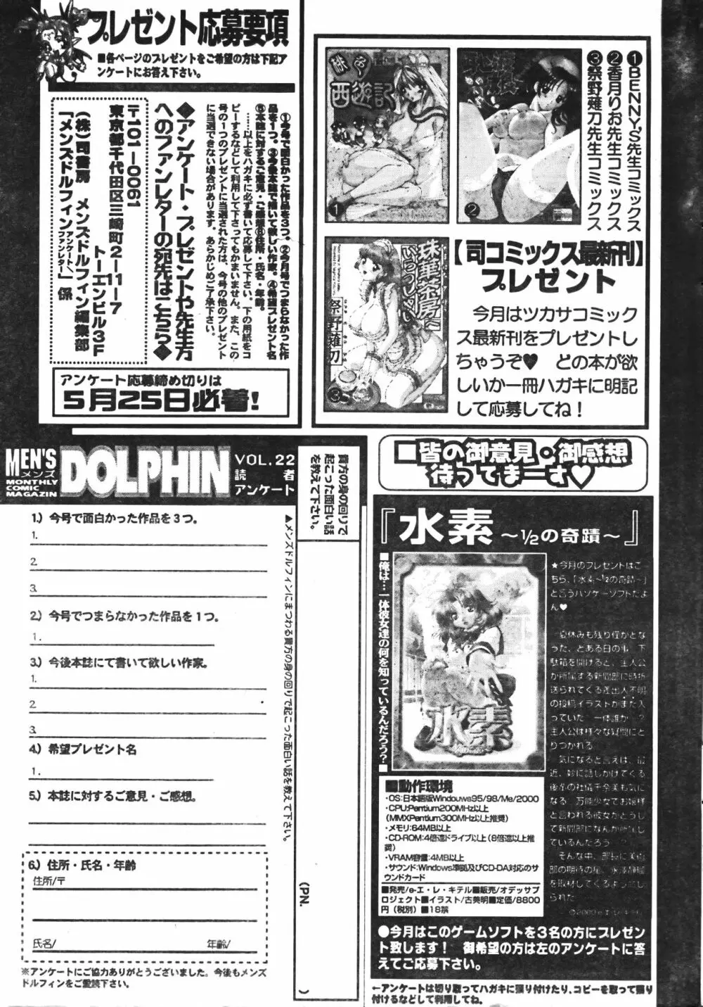 メンズドルフィン2001年06月1日Vol.22 Page.201