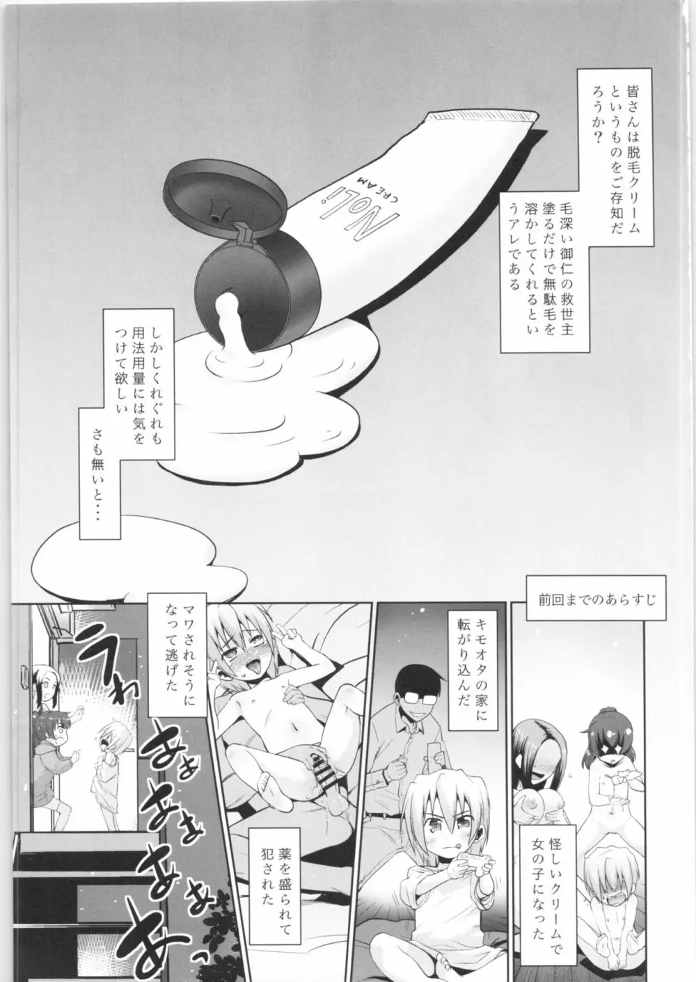 取り扱い注意!!魔法の脱毛クリーム。3 Page.2