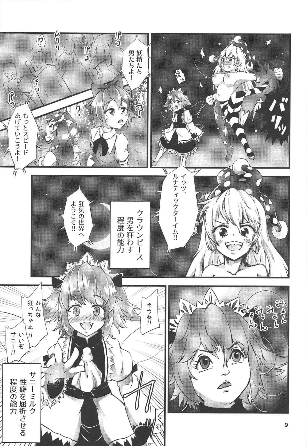 幻想郷エロ能力化異変V 妖精大乱交 Page.8